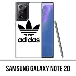 Coque Samsung Galaxy Note 20 - Adidas Classic Blanc