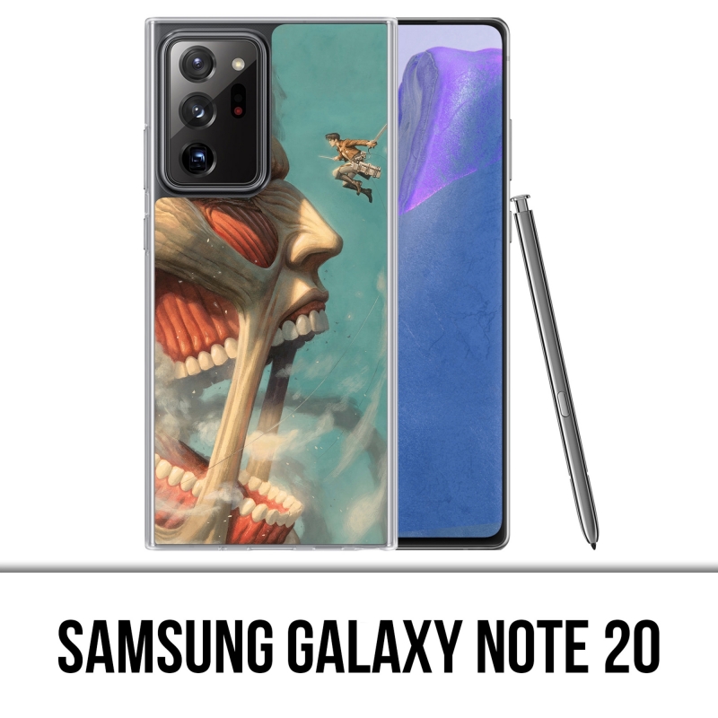 Funda Samsung Galaxy Note 20 - Attack-On-Titan-Art