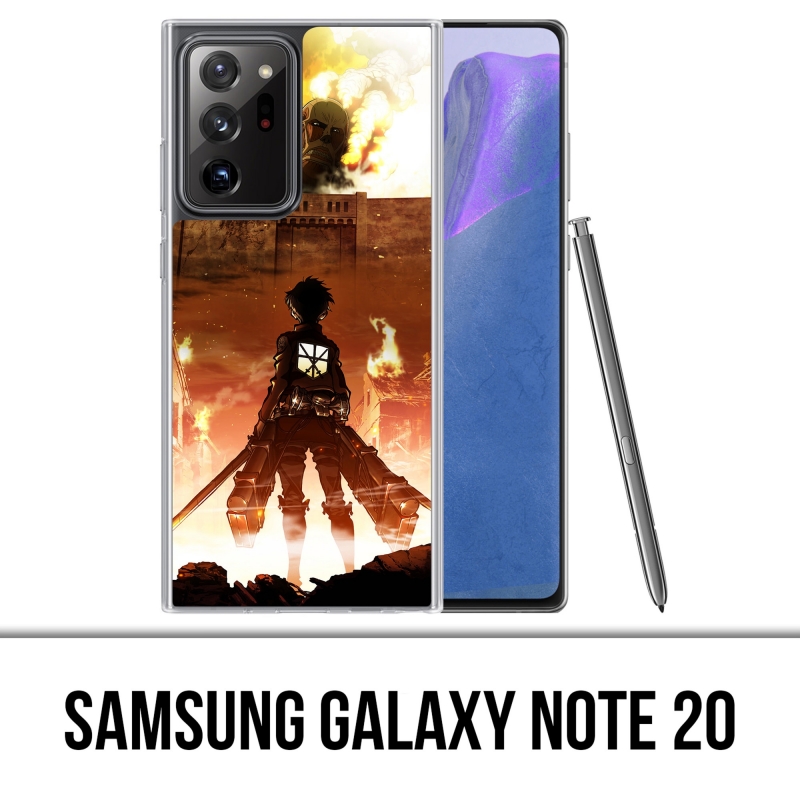 Funda Samsung Galaxy Note 20 - Attak-On-Titan-Poster