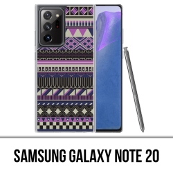 Samsung Galaxy Note 20 Case - Lila Azteken
