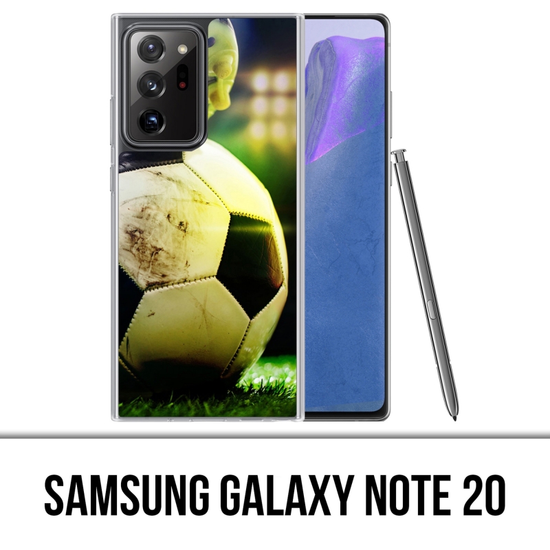 Coque Samsung Galaxy Note 20 - Ballon Football Pied