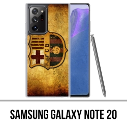 Coque Samsung Galaxy Note 20 - Barcelone Vintage Football