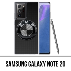 Custodia per Samsung Galaxy Note 20 - Logo Bmw Carbon