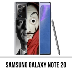 Coque Samsung Galaxy Note 20 - Casa De Papel Berlin Masque Split