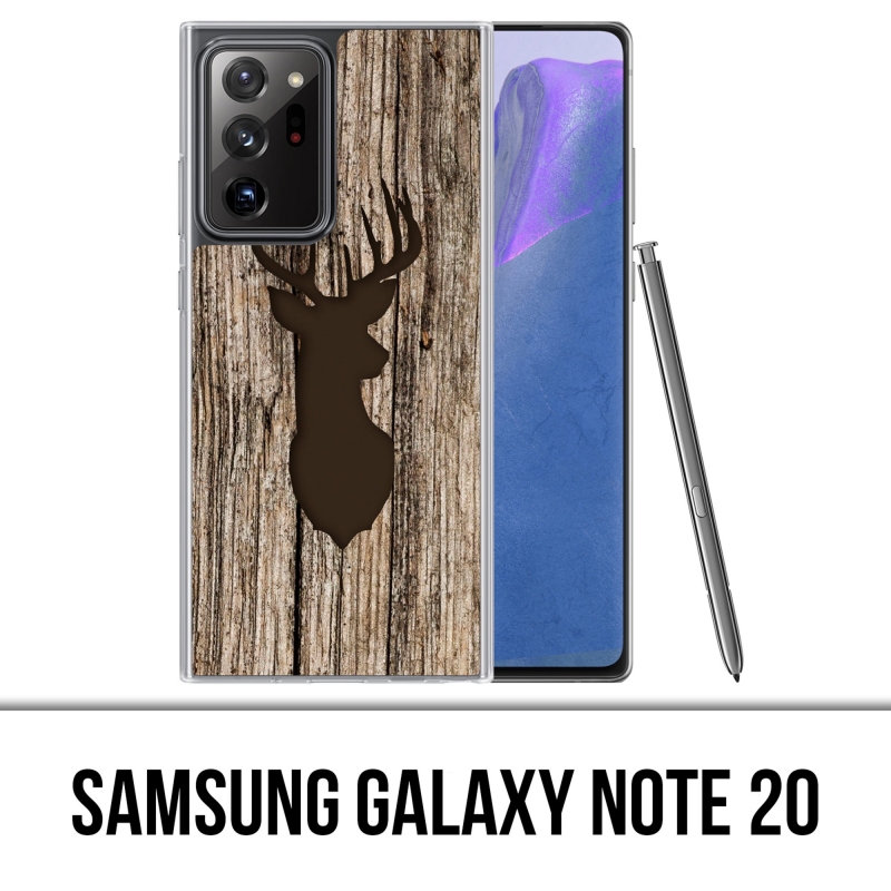 Coque Samsung Galaxy Note 20 - Cerf Bois