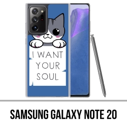 Samsung Galaxy Note 20 case - Cat I Want Your Soul