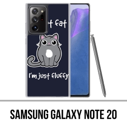 Samsung Galaxy Note 20 case - Chat Not Fat Just Fluffy