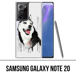Samsung Galaxy Note 20 case - Husky Splash Dog