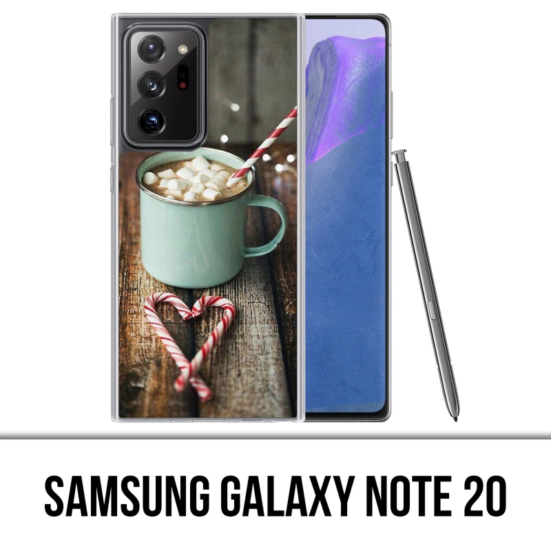 Coque Samsung Galaxy Note 20 - Chocolat Chaud Marshmallow