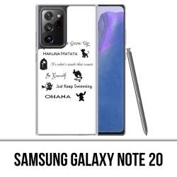 Custodia per Samsung Galaxy Note 20 - Citazioni Disney