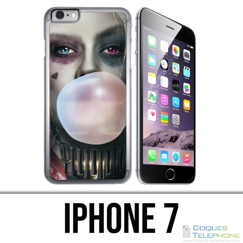 Custodia per iPhone 7 - Suicide Squad Harley Quinn Bubble Gum