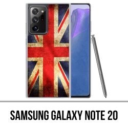 Custodia per Samsung Galaxy Note 20 - Bandiera del Regno Unito vintage