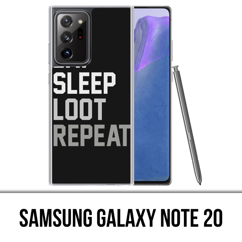 Coque Samsung Galaxy Note 20 - Eat Sleep Loot Repeat