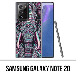 Custodia per Samsung Galaxy Note 20 - Elefante azteco colorato