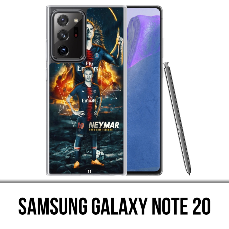 Custodia per Samsung Galaxy Note 20 - Football Psg Neymar Victory