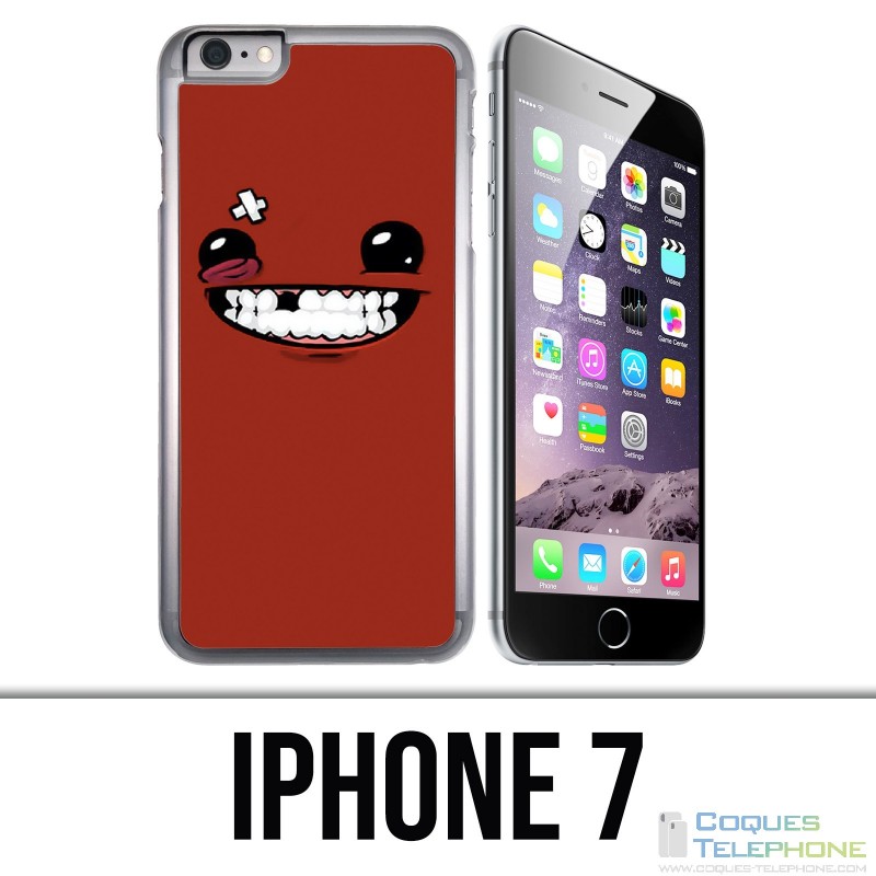 Coque iPhone 7 - Super Meat Boy