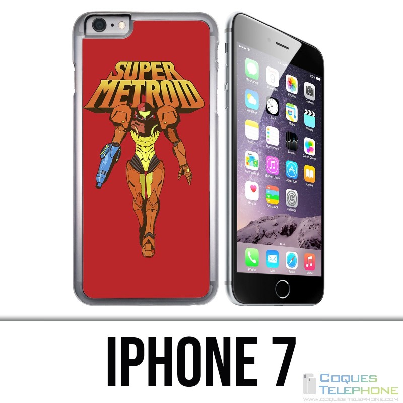 Coque iPhone 7 - Super Metroid Vintage