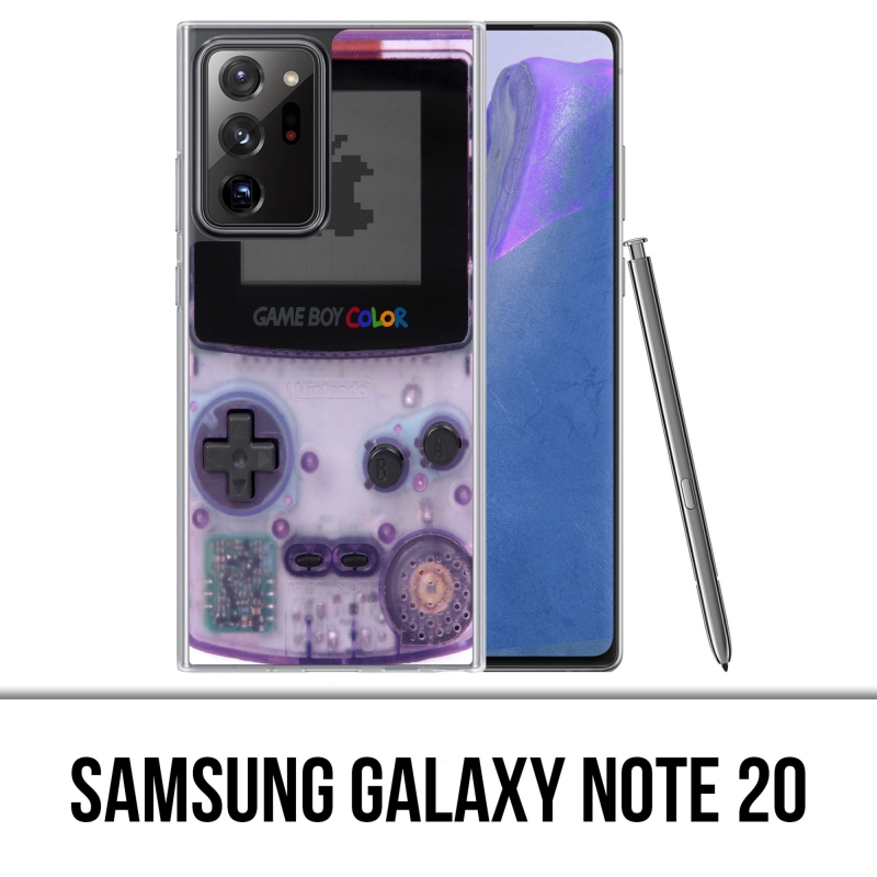 Funda Samsung Galaxy Note 20 - Game Boy Color Violeta