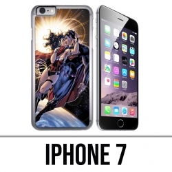 Coque iPhone 7 - Superman Wonderwoman