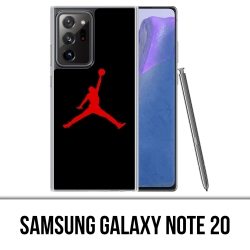 Coque Samsung Galaxy Note 20 - Jordan Basketball Logo Noir