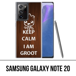 Samsung Galaxy Note 20 case - Keep Calm Groot