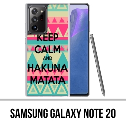 Samsung Galaxy Note 20 case - Keep Calm Hakuna Mattata
