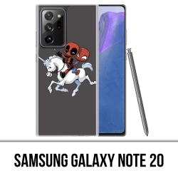 Coque Samsung Galaxy Note 20 - Licorne Deadpool Spiderman