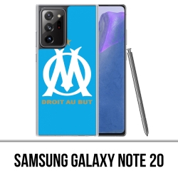 Coque Samsung Galaxy Note 20 - Logo Om Marseille Bleu