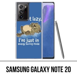 Coque Samsung Galaxy Note 20 - Loutre Not Lazy