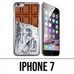 Coque iPhone 7 - Tablette Chocolat Alu