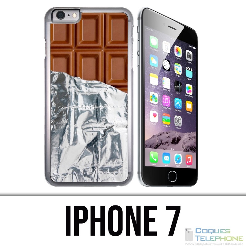 Custodia per iPhone 7 - Alu Chocolate Tablet