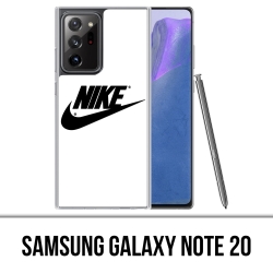 Funda Samsung Galaxy Note 20 - Logotipo de Nike Blanco