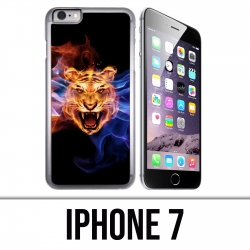 IPhone 7 Fall - Tiger-Flammen