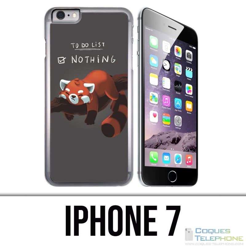 Custodia per iPhone 7 - To Do List Panda Roux