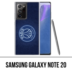 Coque Samsung Galaxy Note 20 - Psg Minimalist Fond Bleu