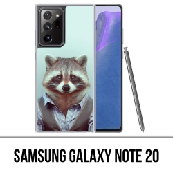Coque Samsung Galaxy Note 20 - Raton Laveur Costume