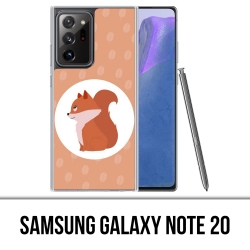 Coque Samsung Galaxy Note 20 - Renard Roux