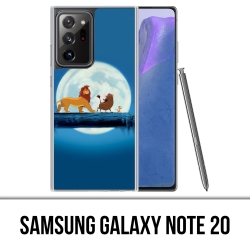 Coque Samsung Galaxy Note 20 - Roi Lion Lune