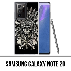 Custodia per Samsung Galaxy Note 20 - Piume di testa di teschio