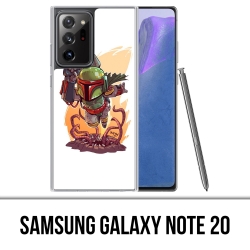 Funda Samsung Galaxy Note 20 - Star Wars Boba Fett Cartoon