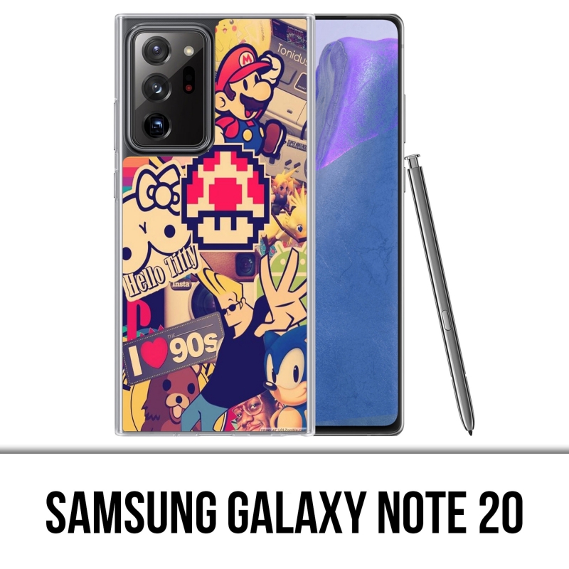 Samsung Galaxy Note 20 case - Vintage 90S Stickers