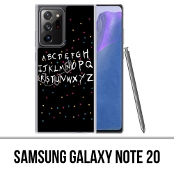 Funda Samsung Galaxy Note 20 - Alfabeto de cosas más extrañas