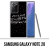 Custodia per Samsung Galaxy Note 20 - Stranger Things Alphabet