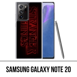 Samsung Galaxy Note 20 case - Stranger Things Logo