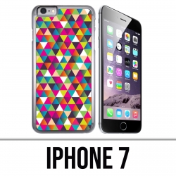 Custodia per iPhone 7 - Triangolo multicolore