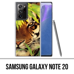 Coque Samsung Galaxy Note 20 - Tigre Feuilles