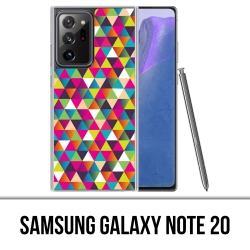 Samsung Galaxy Note 20 Case - Mehrfarbiges Dreieck
