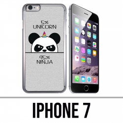 IPhone 7 Hülle - Einhorn Ninja Panda Unicorn