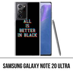 Samsung Galaxy Note 20 Ultra Case - All Is Better In Black