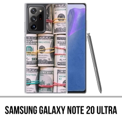 Funda Samsung Galaxy Note 20 Ultra - Billetes de dólares enrollados